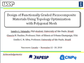 Link to Piezocomposite Materials presentation by Sandro Vatanabe